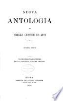 Nuova antologia di lettere, scienze ed arti