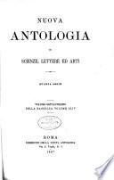 Nuova antologia di lettere, scienze ed arti