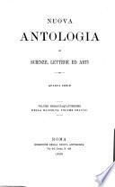 Nuova antologia di scienze, lettere ed arti