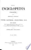 Nuova enciclopedia italiana ovvero dizionario generale di scienze lettere, industrie, ecc