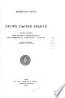 Nuova pagine sparse