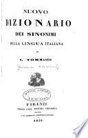 Nuovo dizionario dei sinonimi della lingua italiana