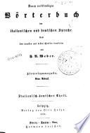 *Nuovo dizionario italiano-tedesco e tedesco-italiano composito sui migliori vocabolarii delle due lingue