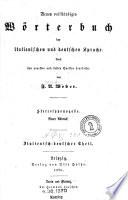 Nuovo dizionario italiano-tedesco e tedesco-italiano
