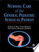 Nursing Care of the General Pediatric Surgical Patient