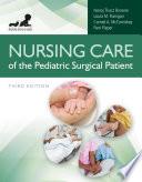 Nursing Care of the Pediatric Surgical Patient