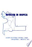 Nutrición en Oropeza