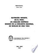 Nutrición infantil en el Perú