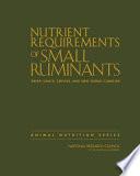 Nutrient Requirements of Small Ruminants