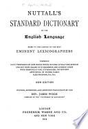 Nuttall's Standard Dictionary of the English Language