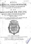 Nveva ciencia: y filosofia de la destreza de las armas