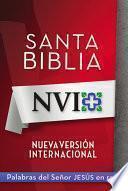 NVI, Santa Biblia, Letra gigante, Palabras de Jesús en rojo