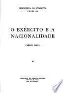 O exército e a nacionalidade
