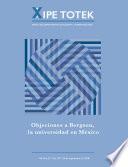 Objeciones a Bergson, la universidad en México (Xipe totek 107)