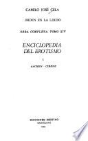 Obra completa: Enciclopedia del erotismo. AAchen-Cirene