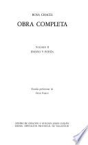 Obra completa: Ensayo y poesía