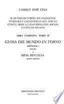 Obra completa: Glosa del mundo en torno : artículos