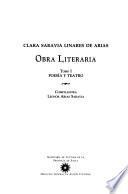 Obra literaria: Poesía y teatro
