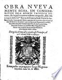 Obra Nuevamente Echa, En Consideration De La Muerte Y Miseria Humana, En laqual va enxerto un breve compendio de la vida y muerte de la Reyna de Francia, Ysabel de Austria (etc.)