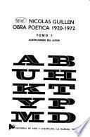 Obra poética, 1920-1972: 1920-1958
