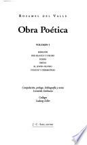 Obra poética: Mirador ; País blanco y negro ; Poesía ; Orfeo ; El joven olvido ; Fuegos y ceremonias
