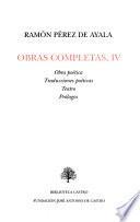 Obra poʹetica. Traducciones poʹeticas. Teatro. Prʹologos