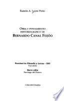 Obra y pensamiento historiográfico de Bernardo Canal Feijóo