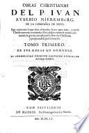 OBRAS CHRISTIANAS DEL P. IVAN EVSEBIO NIEREMBERG, DE LA COMPAÑIA DE IESVS