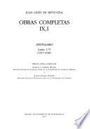 Obras completas. 9. Epistolario : 1. Cartas 1 - 75 (1517 - 1548)