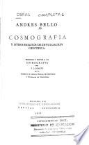 Obras completas: Cosmografia