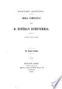 Obras completas de D. Esteban Echeverria: El ángel caido