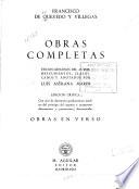 Obras completas de Don Francisco de Quevedo Villegas