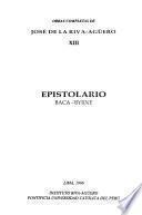 Obras completas de José de la Riva-Agüero: Epistolario: Baca-Byrne