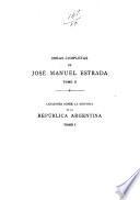 Obras completas de José Manuel Estrada