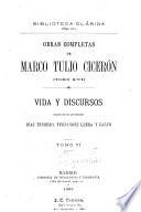 Obras completas de Marco Tulio Cicerón ; traducidas del Latin por D. Marcelino Menendez Pelayo