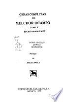 Obras completas de Melchor Ocampo: Escritos políticos