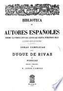 Obras completas del Duque de Rivas