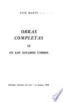 Obras completas: En los Estados Unidos