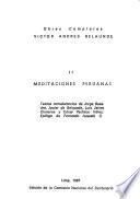 Obras completas: Meditaciones peruanas