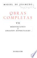 Obras completas: Meditaciones y ensayos espirituales