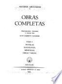 Obras completas: Novelas. Sociología. Memorias. Obras varias