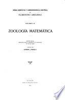 Obras completas y correspondencia científica de Florentino Ameghino: Zoología matemática