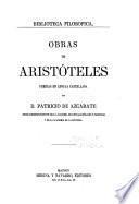 Obras de Aristóteles: La gran moral. Moral á Eudemo. De las virtudes y de los vicios