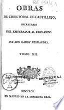 Obras de Christobal de Castillejo,... por Don Ramon Fernandez