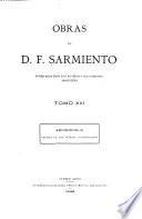 Obras de D.F. Sarmiento: Argirópolis, capital de los Estados Confederados. 1896