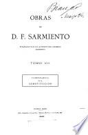 Obras de D. F. Sarmiento: Comentarios de la constitucion. 1895