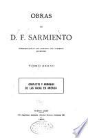 Obras de D. F. Sarmiento ...: Conflicto y armonías de las razas en jero en América. 1900