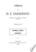 Obras de D.F. Sarmiento: Costumbres, progresos (continuación). 1900