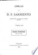 Obras de D.F. Sarmiento: Discursos parlamentarios. 1898
