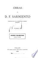 Obras de D. F. Sarmiento...: Discursos parlamentarios. 1914